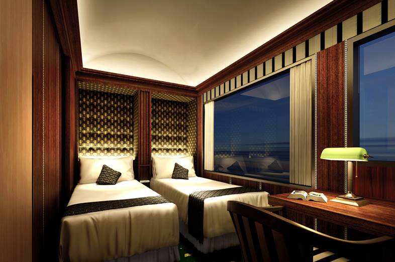 Habitación durante la noche