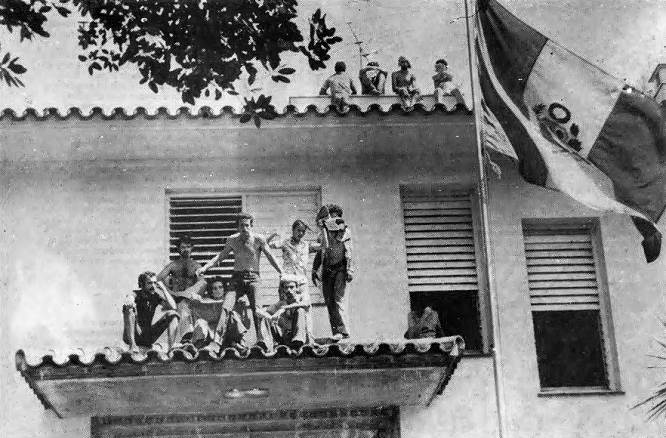 Embajada de Peru en La Habana 1 de abril de 1980.