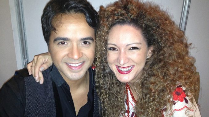 Fonsi y la panameña Erika Ender, co autora de Despacito