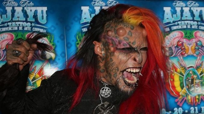 Caim Mortis, El Diablo colombiano en Bolivia (Foto EFE)