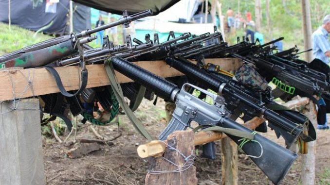 Farc está cumpliendo con el cronograma de entrega de armas. (Foto Caracol)