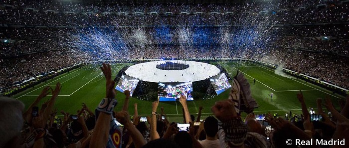 Así fue la espectacular celebración del Real Madrid en el Santiago Bernabeu