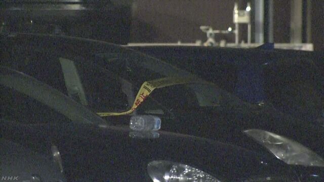 Carro donde se halló el cuerpo de la niña brasilena. (Imagen NHK)
