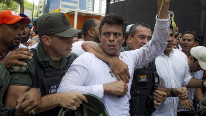 Condena por el encarcelamiento de Leopoldo López