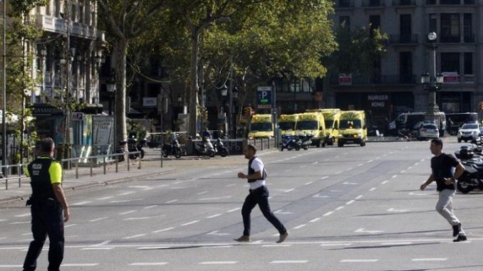 Tensión en Barcelona (Twitter)