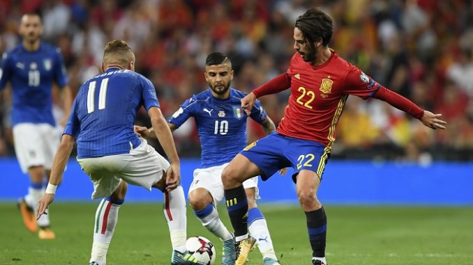 Isco brilló con España