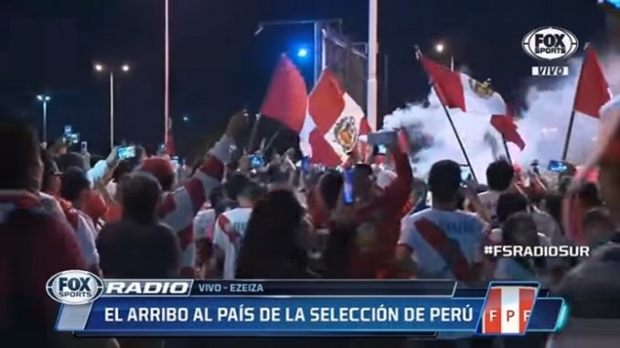 Miles recibieron a Perú en Buenos Aires