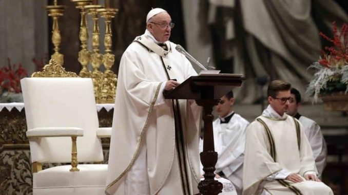 El Papa en la Misa de Gallo 2017
