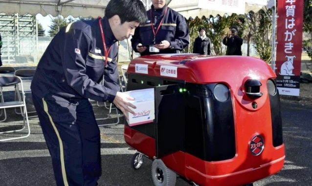 El robot-vagon de correos de Japón