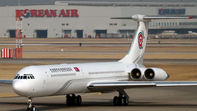 El avión de Kim Jon-un