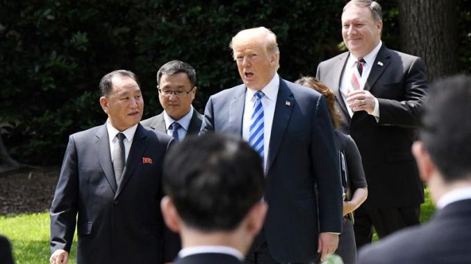 El número 2 de Corea del Norte con Trump