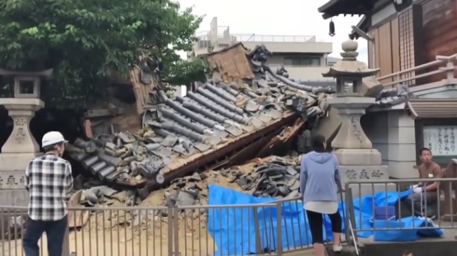 Terremoto en Osaka