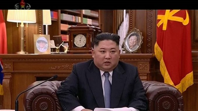 Kim Jon-un en su mensaje de este 31 de diciembre