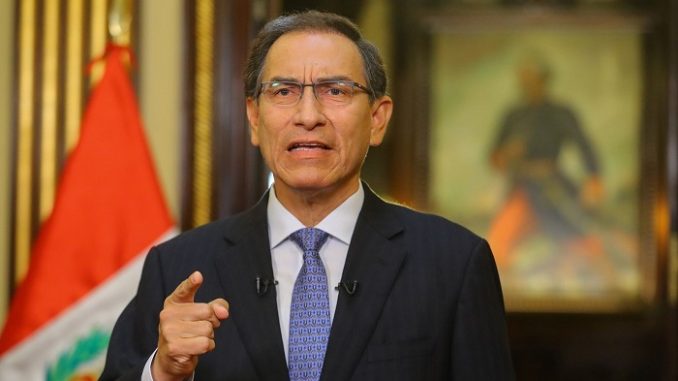 Martín Vizcarra, presidente del Perú
