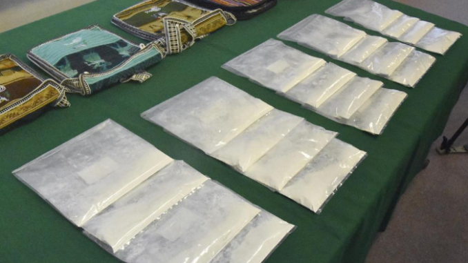 Droga incautada en Aichi