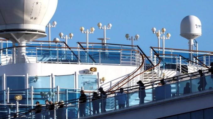 Desembarco del Diamond Princess
