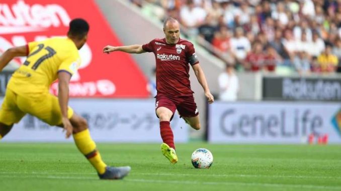 Iniesta en la Liga Japonesa