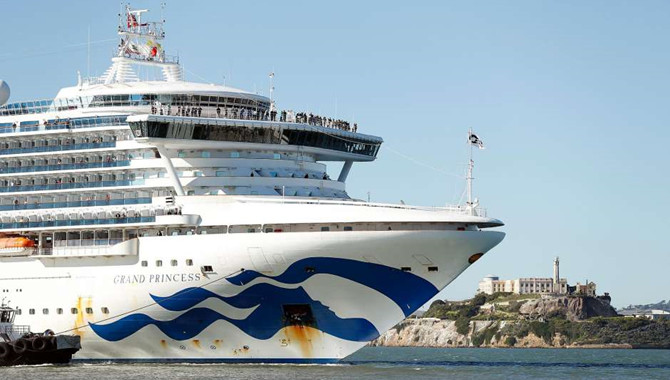 Grand Princess en California