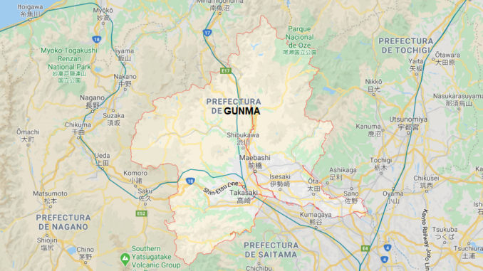 Mapa de Gunma