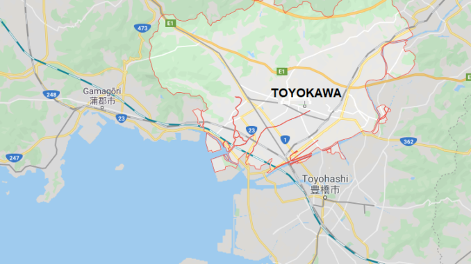 Mapa de Toyokawa
