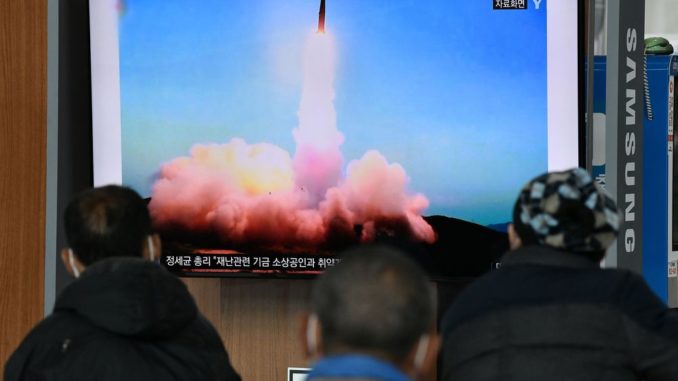Lanzamiento de misil norcoreano