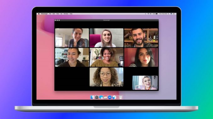 Videoconferencia de Facebook Messenger