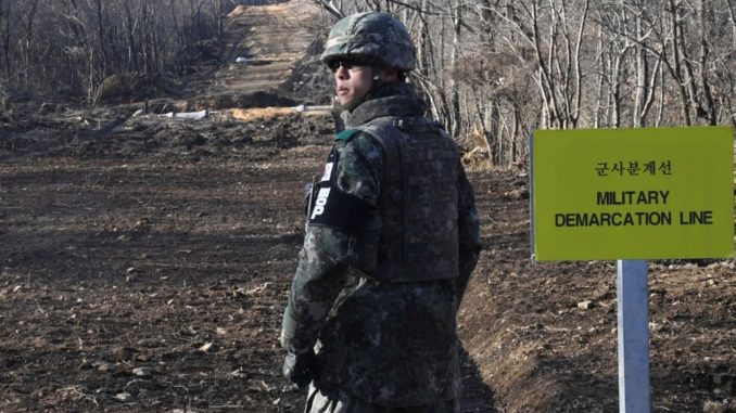 Control fronterizo en Corea del Sur