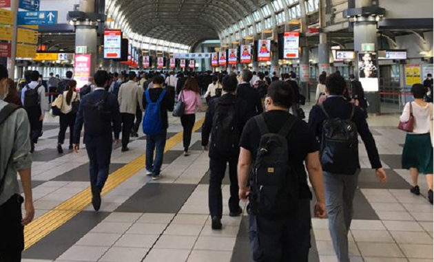 Estación de Shinagawa (Foto Twitter ta60no)