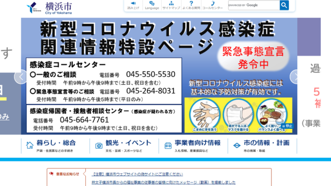 Web de Yokohama