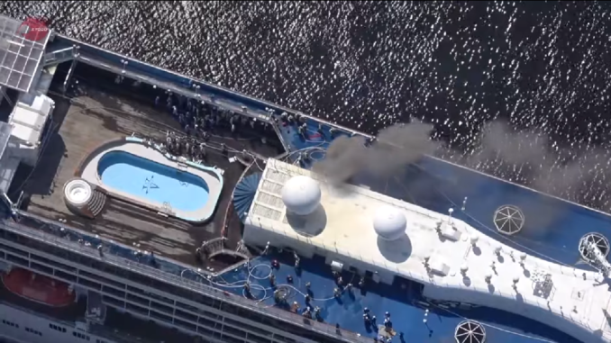 Crucero Asuka II (Imagen YouTube)