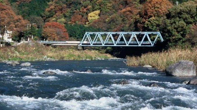 Rio Nakatsu en Aikawa (Ciudad de Aikawa)