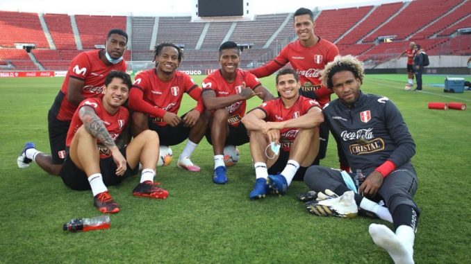 Jugadores de la Selección Peruana (Foto FPF)