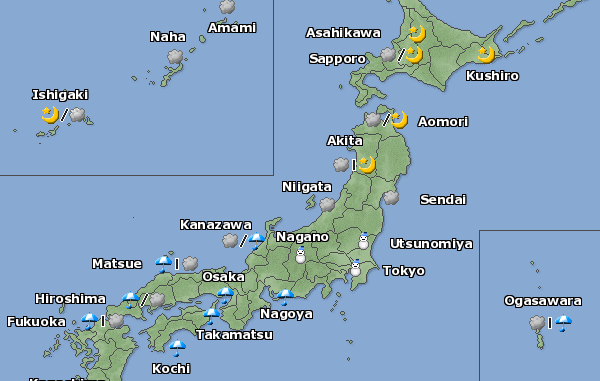 Clima en Japon