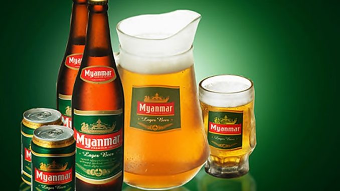 Cerveza de Brewery Myanmar