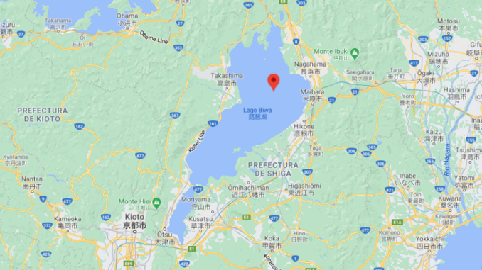 Mapa de Biwako (Google)