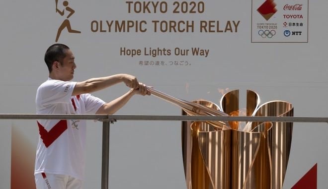 La antorcha en Tokio