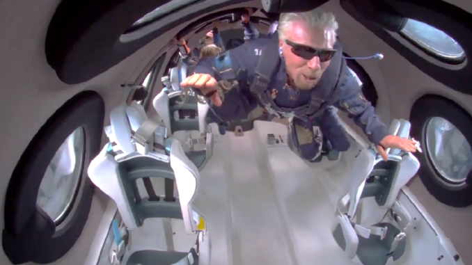 Richard Branson de Virgin Galactic