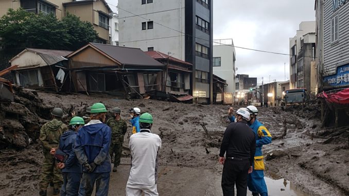 Desastre en Atami, un mes después (Shinko)