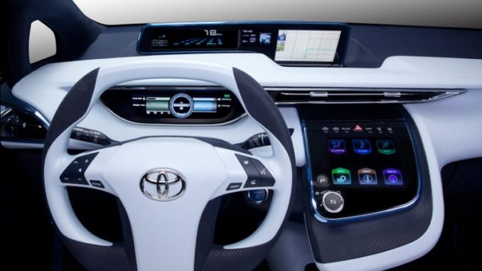 Prototipo de coche autónomo de Toyota