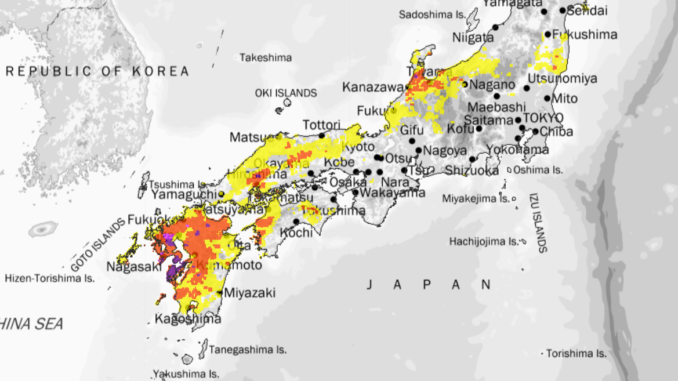 Riesgo extremo en Hiroshima y Nagasaki