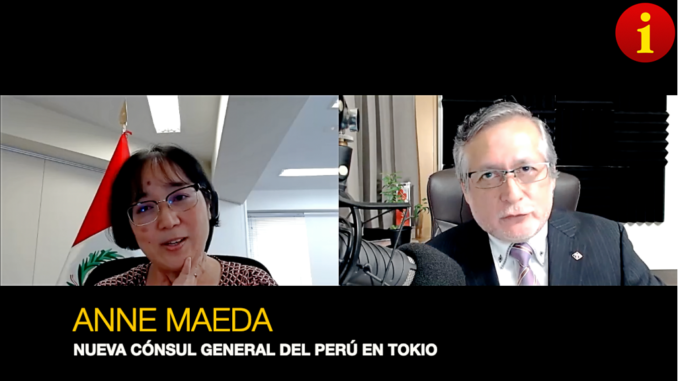 Consul Anne Maeda y Luis Alvarez