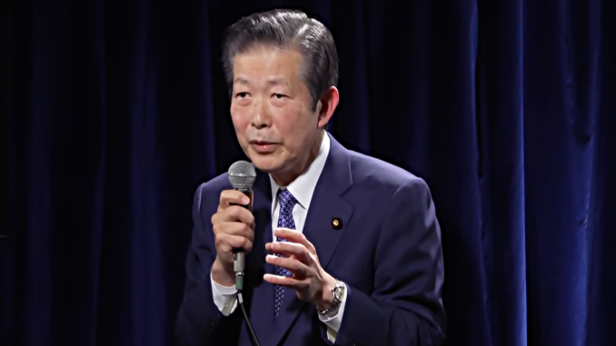 Natsuo Yamaguchi, presidente de Komeito