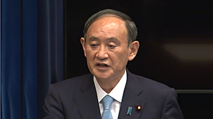 Yoshihide Suga y el plan de alivio de las restricciones