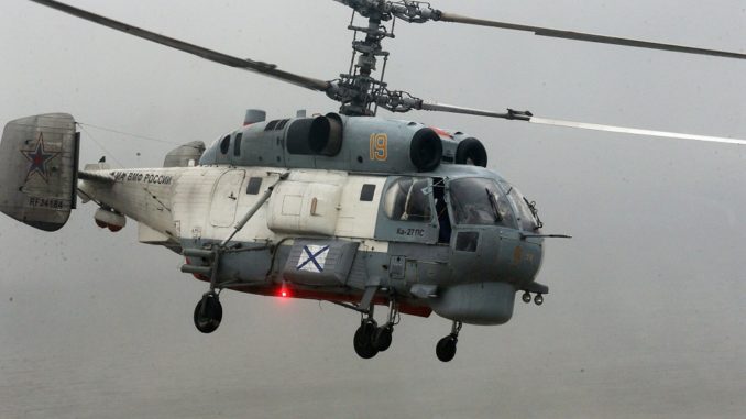 Helicóptero antisubmarino ruso Ka-27