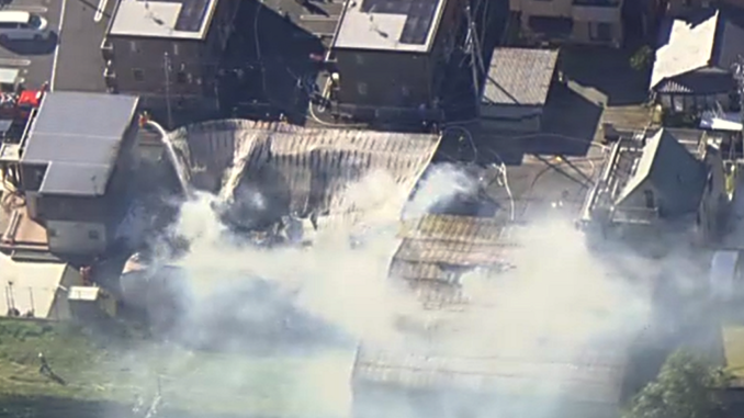 Incendio en Midori-ku, Gunma