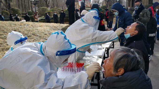 Pruebas de PCR en China