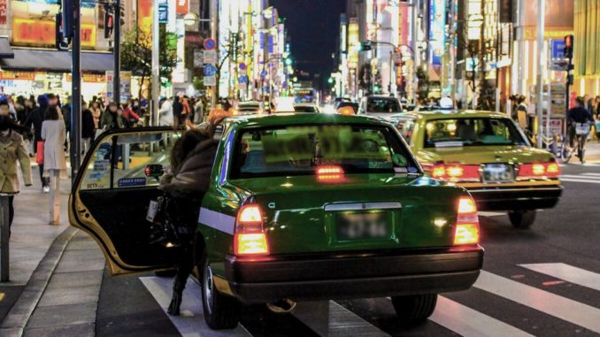 Taxi en Tokio