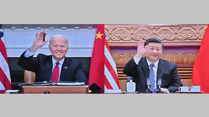 Biden - Xi (Xinhua)