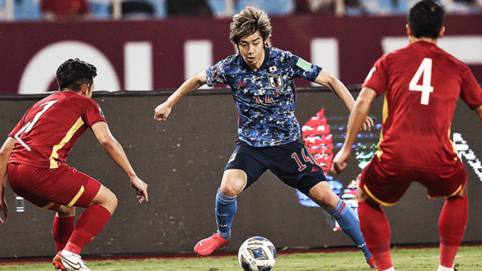 Junya Ito, autor del gol ante Vietnam (JFA)