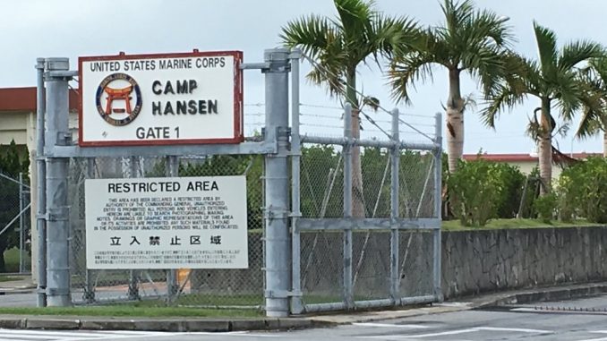 Base de los marines Camp Hansen Okinawa